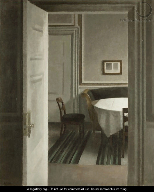 Interior, Strandgade 30 - Vilhelm Hammershoi