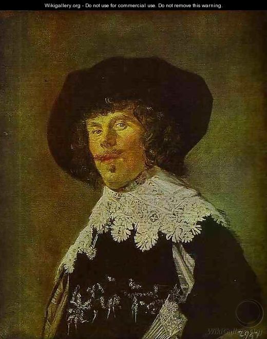 Young Man in Black Coat - Frans Hals