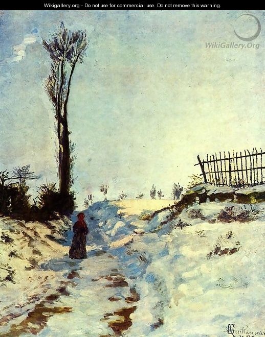 Road with Snow - Armand Guillaumin