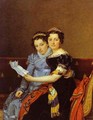 Portrait of Charlotte and Zenaide Bonaparte - Jacques Louis David