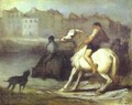 The Horses Drink - Honoré Daumier