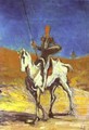 Don Quixote and Sancho Pansa - Honoré Daumier