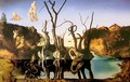 Swans Reflecting Elephants - Salvador Dali