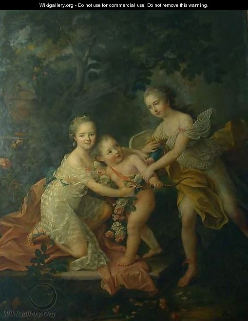 Children of the Duc d?Orleans - Francois-Hubert Drouais