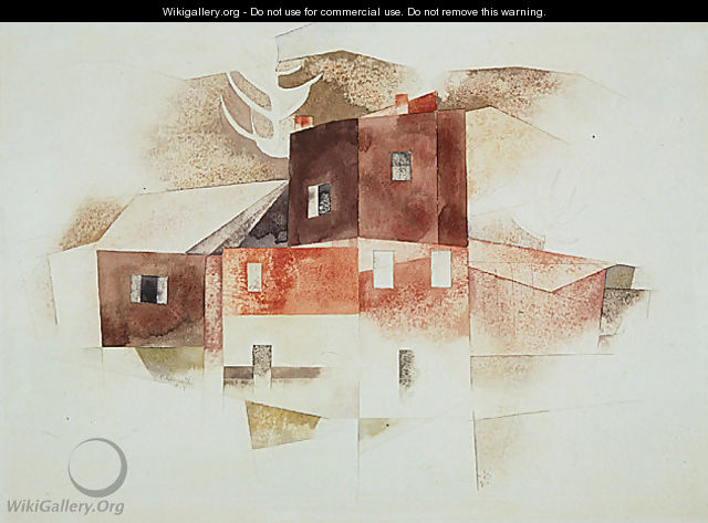 Old Houses - Charles Demuth