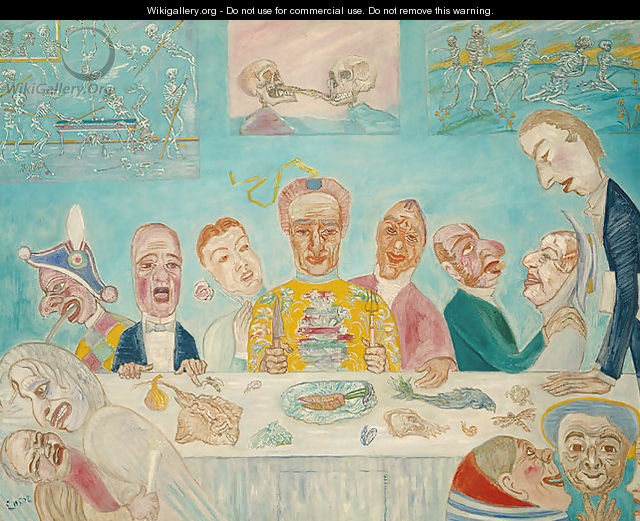 The Banquet of the Starved - James Ensor