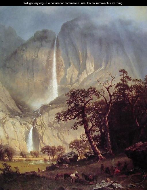 Cho-looke: The Yosemite Fall - Albert Bierstadt