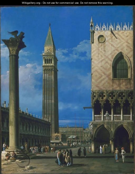 The Piazzetta, Venice - Bernardo Bellotto (Canaletto)