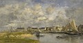 Trouville Harbour - Eugène Boudin