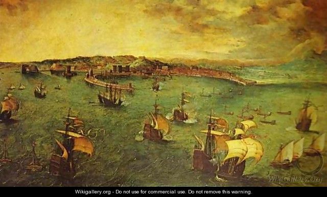 The Bay of Naples - Pieter the Elder Bruegel