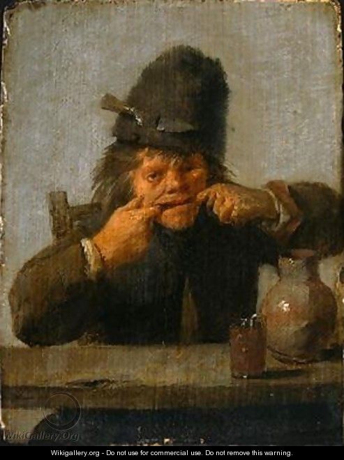 Youth Making a Face - Adriaen Brouwer