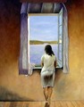 Person at the Window - Salvador Dali