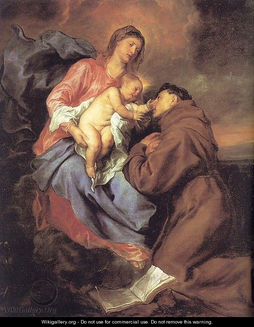 The Vision of St Anthony - Sir Anthony Van Dyck