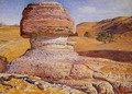 The Sphinx, Gizeh, Looking towards the Pyramids of Sakhara - William Holman Hunt