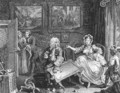 Quarrels with her Jew Protector - William Hogarth