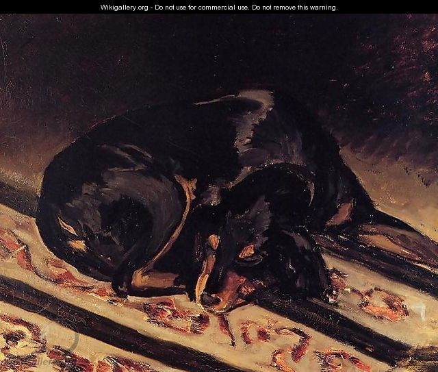 The Dog Rita Asleep - Frederic Bazille