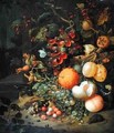 Still Life with Fruit 1704 - Jan Mortel
