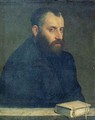 Portrait of a man with a book - Giovanni Battista Moroni
