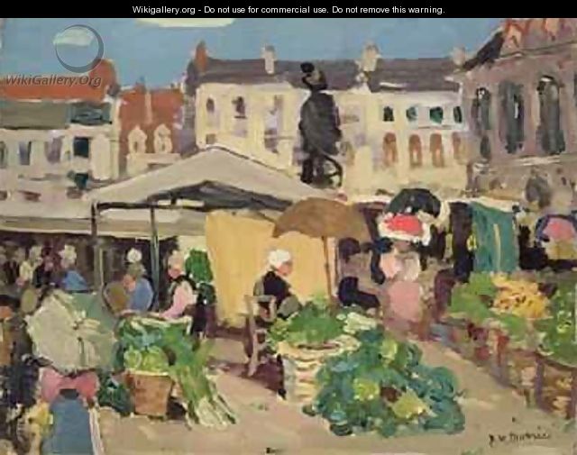 Market Scene - James Wilson Morrice