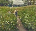 Gathering Wild Flowers - Phillip Richard Morris