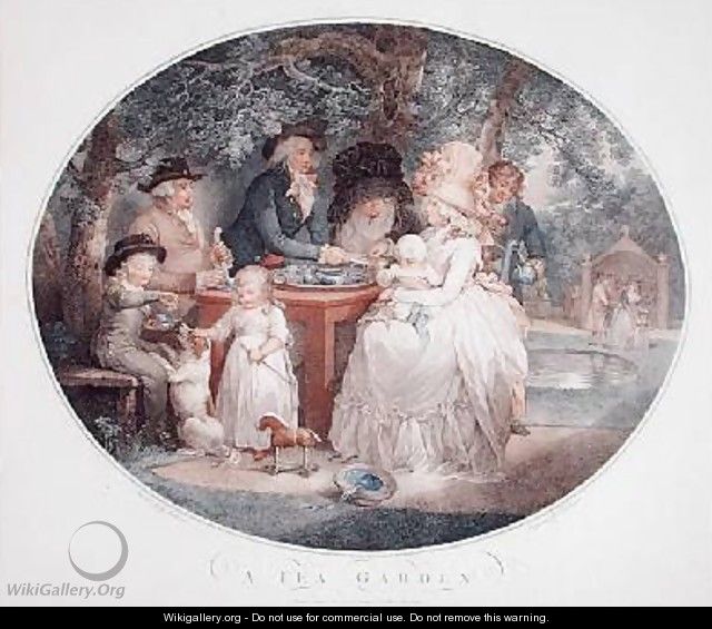 A Tea Garden - George Morland A Tea Garden - George Morland