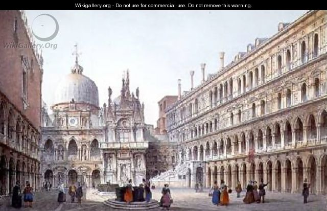 The Courtyard of Palazzo Ducale Venice - (after) Moro, Marco