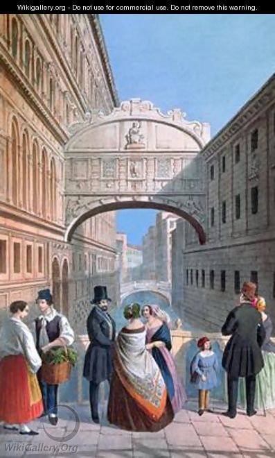 The Bridge of Sighs Venice - (after) Moro, Marco