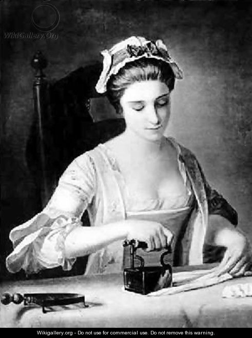Maid Ironing - George Morland Maid Ironing - George Morland