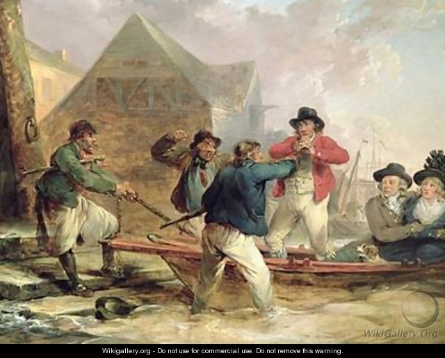 The Pressgang 1790 - George Morland The Pressgang 1790 - George Morland