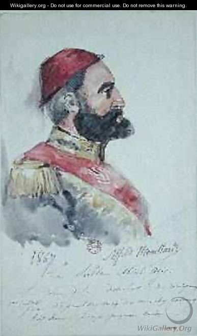 Sultan Abd al-Aziz 1830-76 1867 - Alfred Mouillard