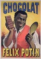 Poster advertising chocolate made by Felix Potin 1900 - Pierre Mourgue