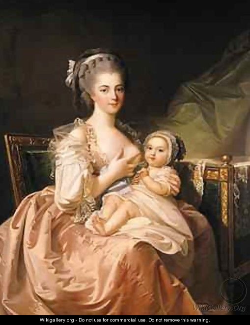 The Young Mother 1770-80 - Jean-Laurent Mosnier
