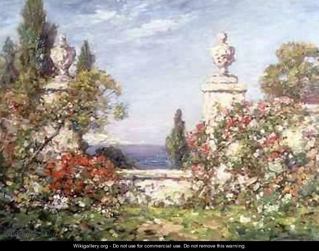 A Mediterranean Garden - Thomas E. Mostyn