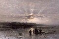Ice Fishing - Ludwig Munthe