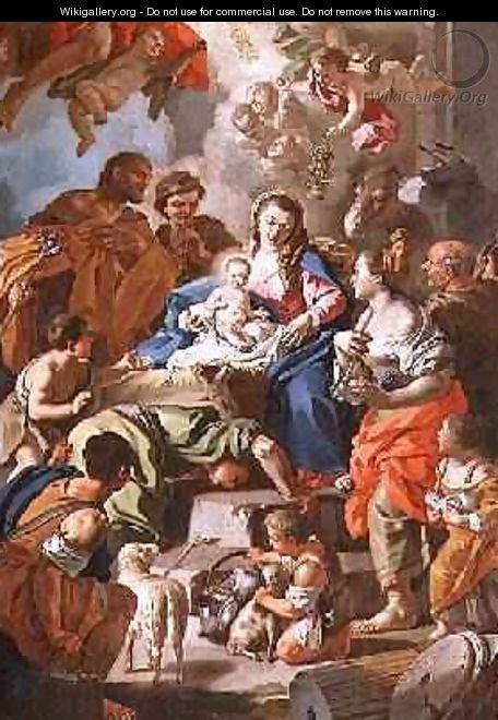The Adoration of the Shepherds - Francesco de Mura