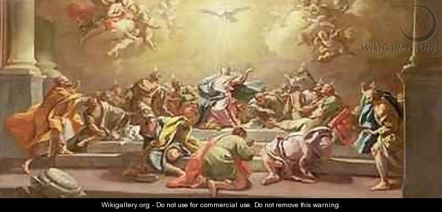 The Descent of the Holy Spirit - Francesco de Mura
