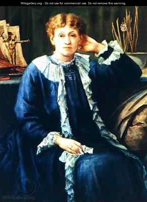 Portrait of Emilie Barrington late 1880s - J. H. Gibbons