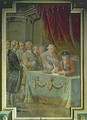 Charles III 1716-88 signs the decree authorising trade with Asia and the Philipines 18th century - Pere Pau Muntanya