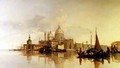 Venice with the Dogana and the Church of S Maria - William James Muller