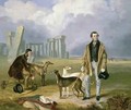 Charles Randell with Greyhounds 1849 - James Flewitt Mullock