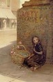 The Flower Girl 1872 - Augustus Edward Mulready