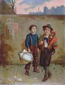 Beggars and a Monkey 1893 - Augustus Edward Mulready