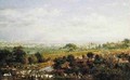 London from Islington Hill 1820-30 - Frederick Nash