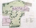 The Plan of the Royal Pavilion as completed by Nash in 1822 from Views of the Royal Pavilion Brighton - John Nash