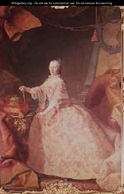 Empress Maria Theresa - Martin II Mytens or Meytens