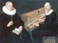 Couple at the Clavichord 1648 - Jan Barendsz Muyckens