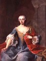 Katherina Countess Harrach nee Countess Bouqnoy wife of Count Karl Anton von Harrach - Martin II Mytens or Meytens