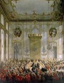 Court Banquet in the Great Antechamber of the Hofburg Palace Vienna 2 - Martin II Mytens or Meytens