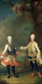 Joseph and Leopold sons of Francis I and Maria Theresa of Austria - Martin II Mytens or Meytens