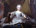Portrait of MarieZephyrine 1750-55 of France with her Dog 1751 - Jean-Marc Nattier